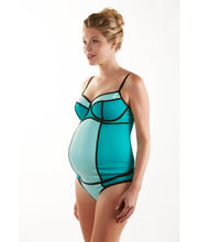 Load image into Gallery viewer, Rosy maternity tankini
