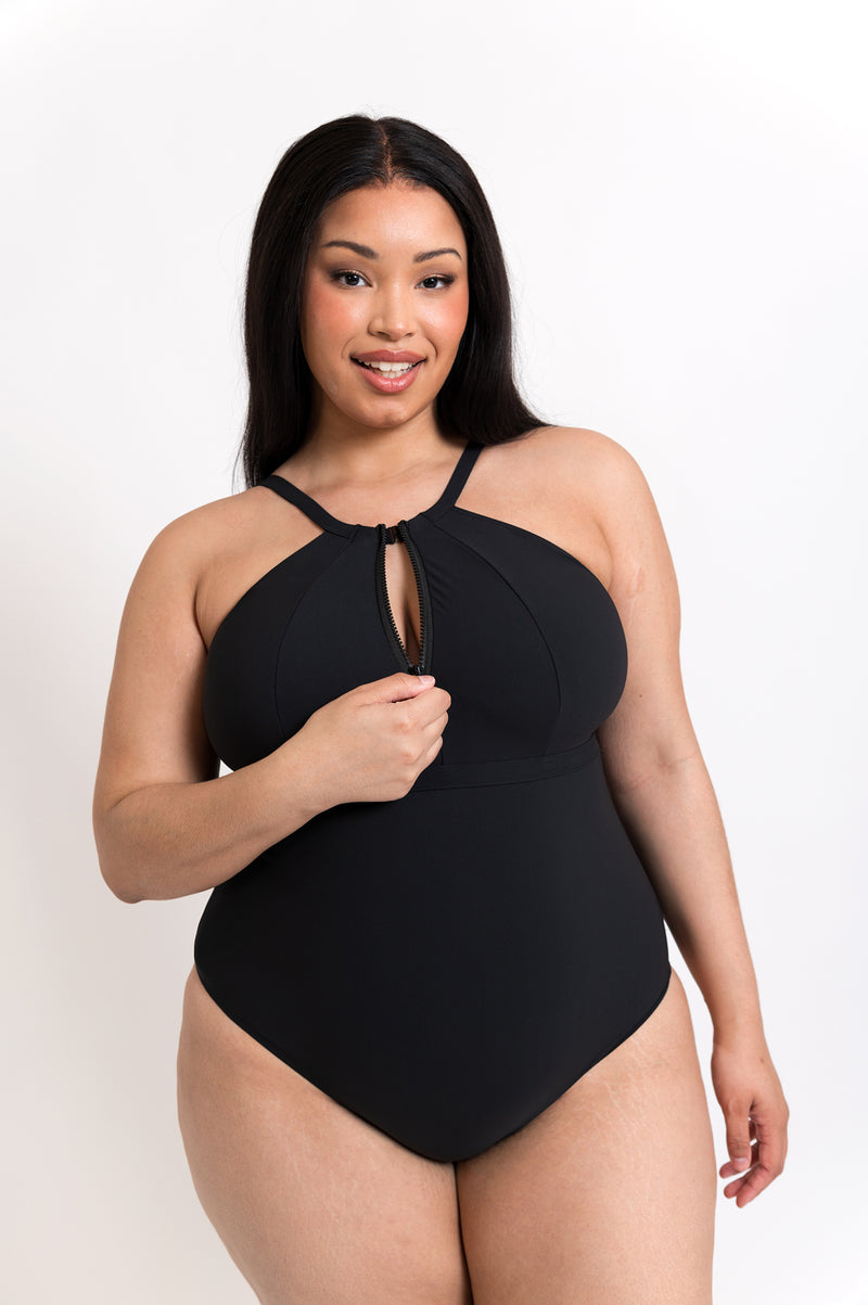Zip tide one-piece