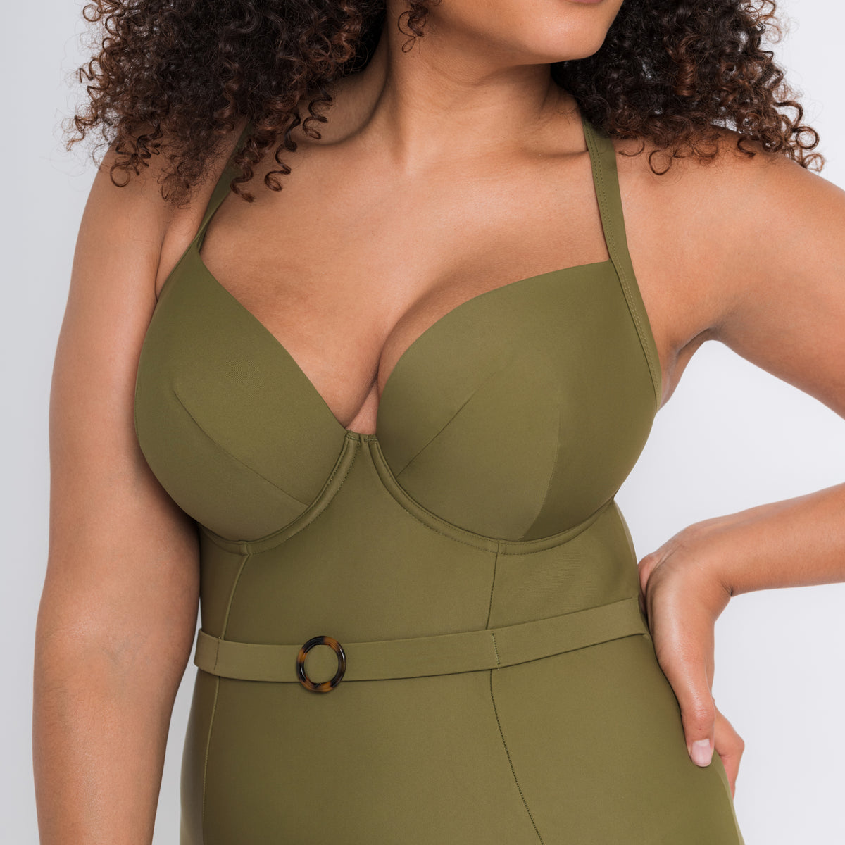 Curvy Kate Retro Sun Molded Underwire One-Piece Swimsuit CS019601